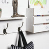 Addie Joy Grateful Decorative Mail Organizer - Distressed White